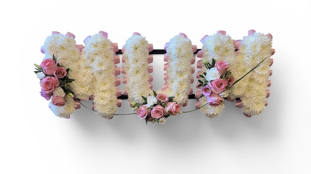Pink Mum Funeral Tribute