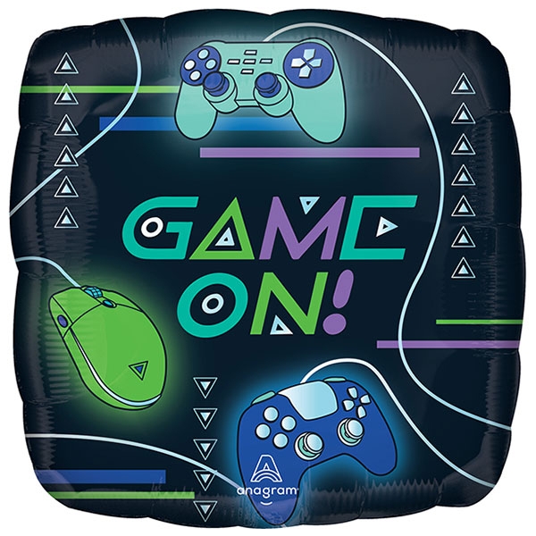 Game On Helium Balloon