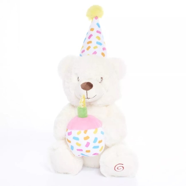 Birthday Bear White