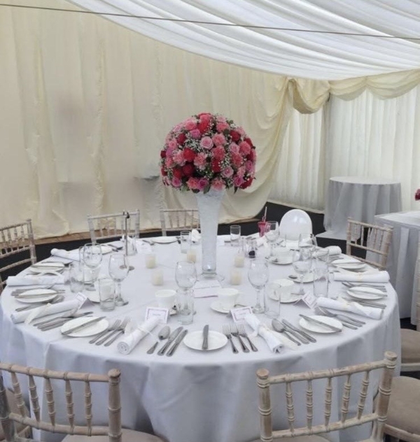 Conical Vase Centerpiece