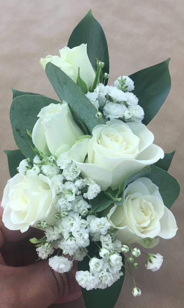 Cream Corsage