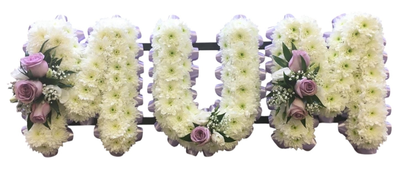 Lilac Mum Funeral Tribute