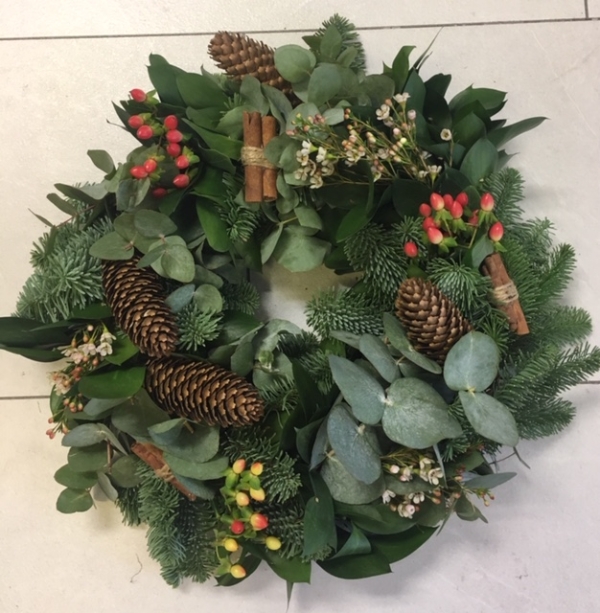 Luxury Scented Foliage Wreath