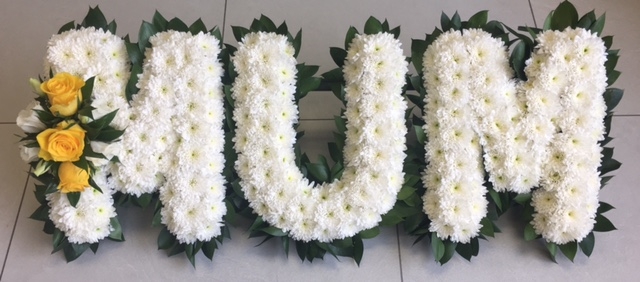 Mum Foliage Funeral Tribute