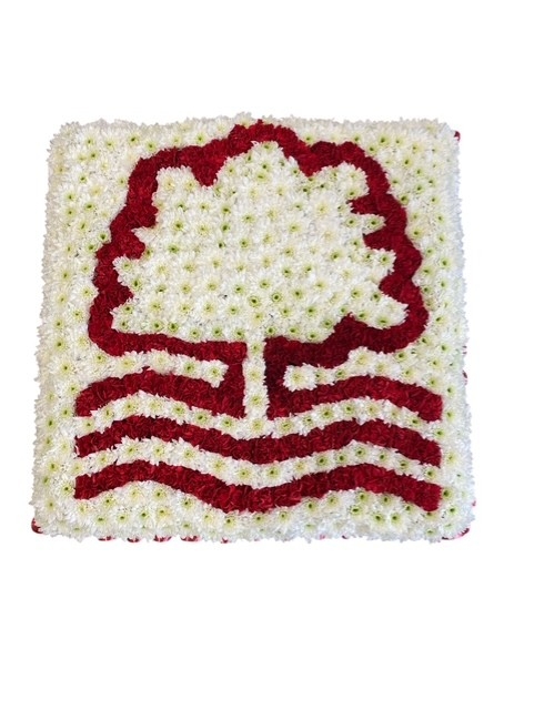 Nottingham Forest Emblem Funeral Tribute