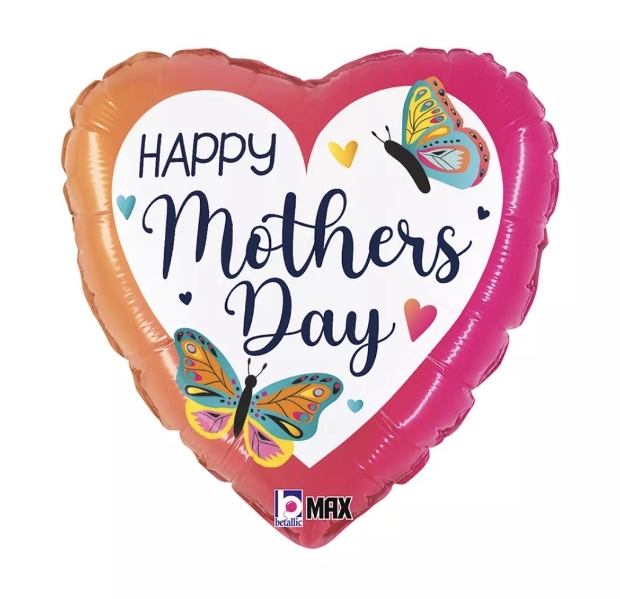 Pink Butterfly Mother's Day Balloon