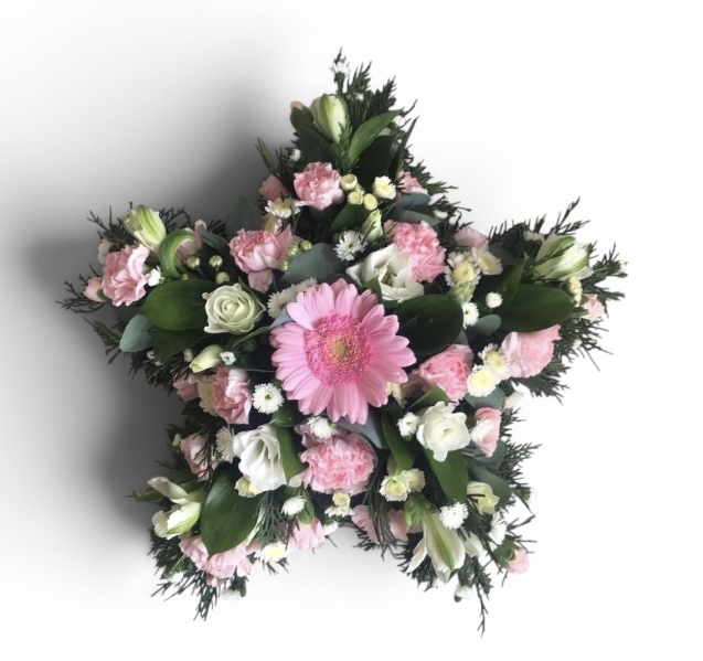 Pink Loose Star Funeral Tribute