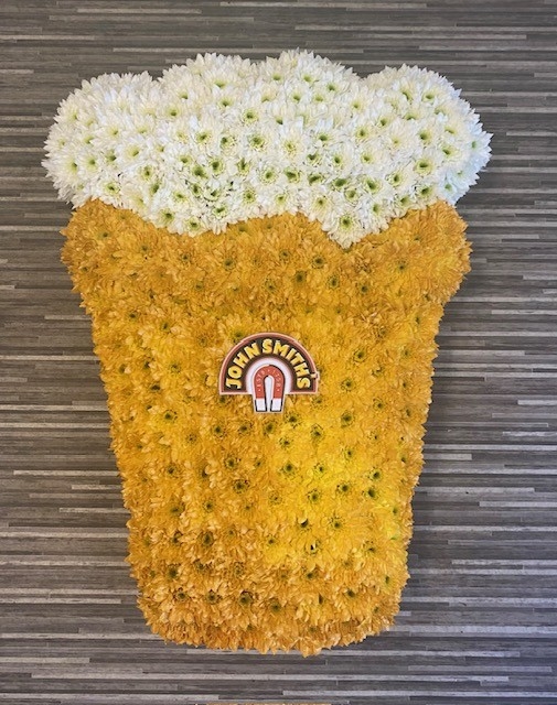 Pint Glass Funeral Tribute