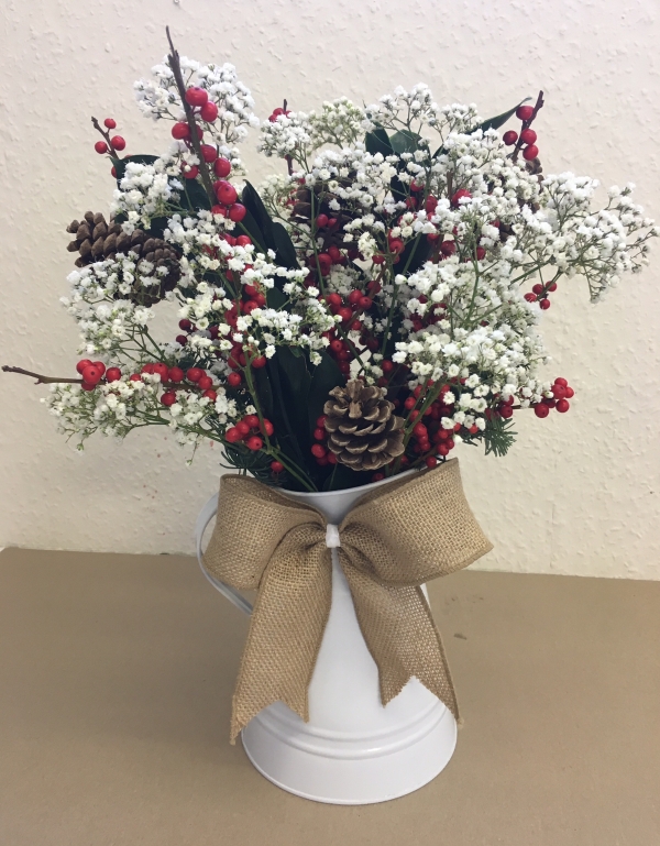 Snow Berries Arrangement
