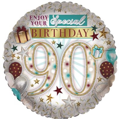 Special 90th Birthday Helium Balloon