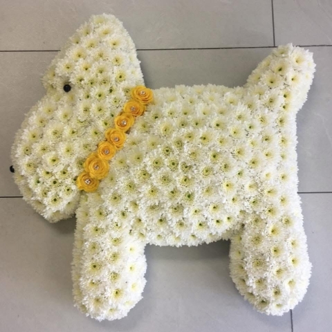 Scottie Dog Funeral Tribute