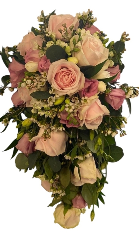 Shades of Pink Roses Bouquet