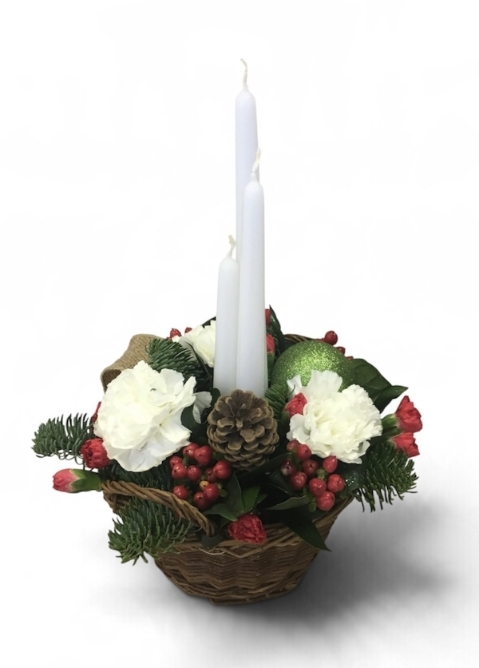Joy To The World Candle Arrangement
