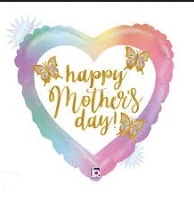 Rainbow Heart Mother's Day Balloon