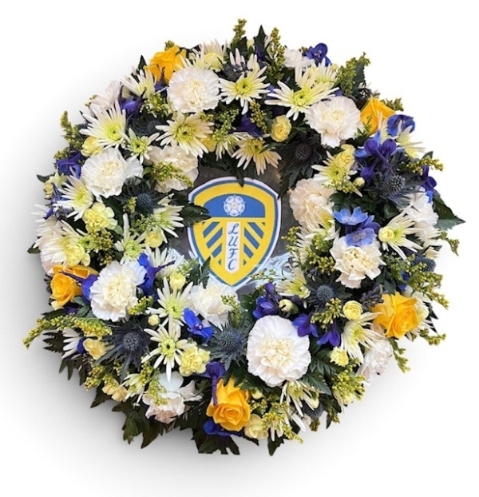 Leeds United Wreath Funeral Tribute