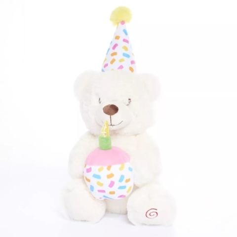 Birthday Bear White
