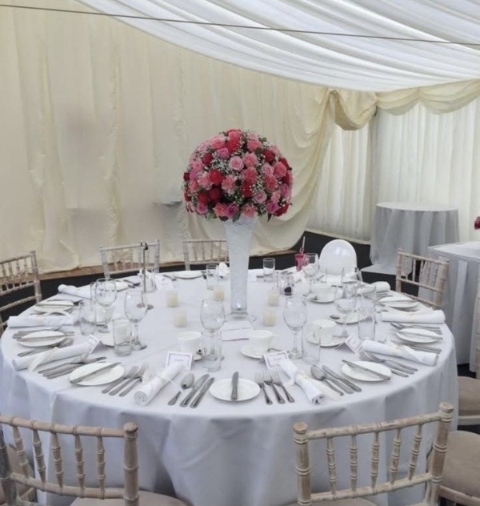 Conical Vase Centerpiece