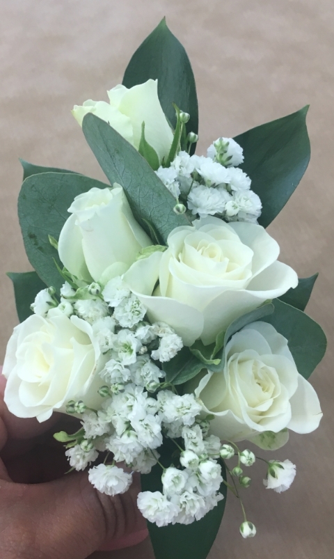 Cream Corsage