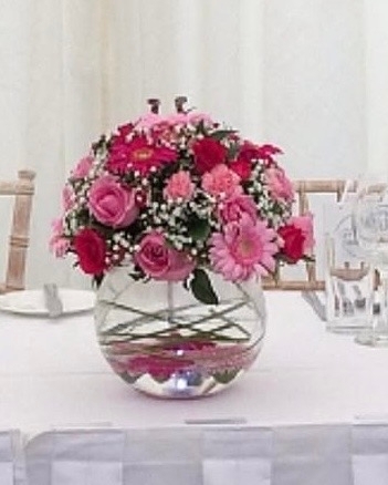 Fish Bowl Table Centerpiece