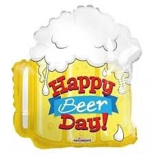 Happy Beer Day Helium Balloon