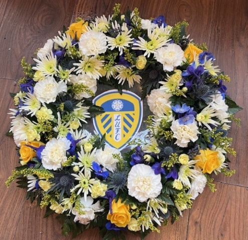 Leeds United Wreath Funeral Tribute