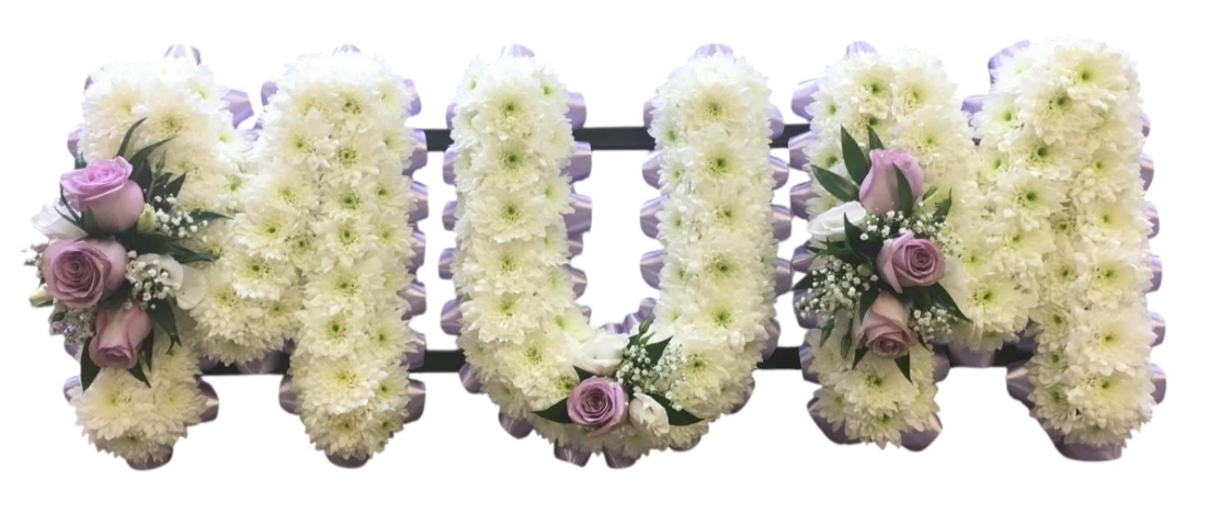 Lilac Mum Funeral Tribute