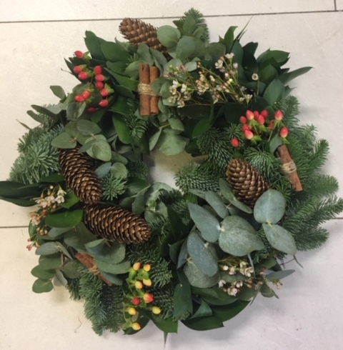 Luxury Scented Foliage Wreath