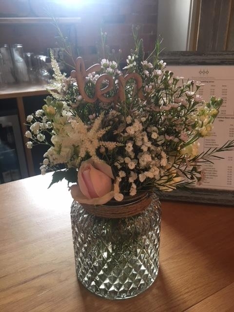 Mixed Flower Vase Centerpiece