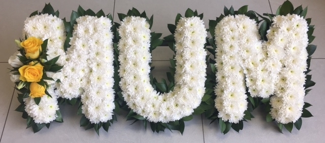 Mum Foliage Funeral Tribute