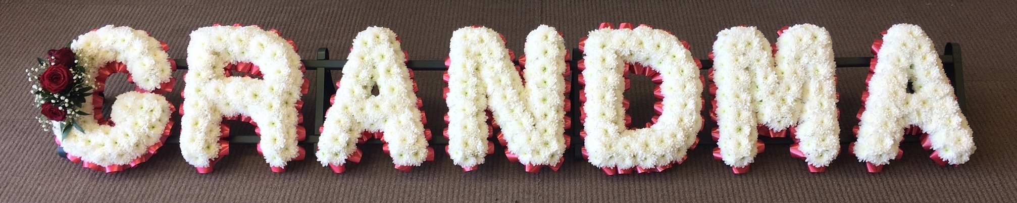 Red Grandma Funeral Tribute